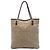 Prada Canapa Logo Tote aus braunem Canvas Hellbraun