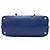 Borsa Tote Convertible Prada Blue Saffiano Soft Shopping - vista 3