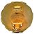 Orecchini Chanel Gold CC placcati oro e resina con catena e clip tondo D'oro - vista 3