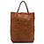 Marni Brauner Leder-Tote mit Fronttasche
