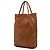 Marni Brauner Leder-Tote mit Fronttasche - Ansicht 2