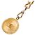 Cinturón Chanel Gold CC Bañado en Oro con Medallón Dorado - vista 2