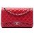 Chanel Red Jumbo Classic Caviar Double Flap