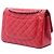 Chanel Red Jumbo Classic Caviar Double Flap - vista 2