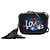 Borsa a tracolla Love Blogger in nappa ricamata nera Saint Laurent Mini Nero