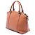 Borsa satchel Gucci Brown Medium Calfskin GG Charm Dome Marrone - vista 2