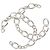 Spilla a catena traforata in ottone CC argento Chanel - vista 3