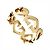 Anello Cartier C Heart Band in oro giallo 18K