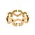 Anello Cartier C Heart Band in oro giallo 18K - vista 2