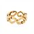 Anello Cartier C Heart Band in oro giallo 18K - vista 3