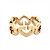 Anello Cartier C Heart Band in oro giallo 18K - vista 4