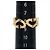 Anello Cartier C Heart Band in oro giallo 18K - vista 9