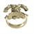 Anello a fascia Chanel Coco Mark con strass  - vista 4