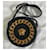 Versace runde Crossbody-Tasche aus schwarzem Leder mit Medusa-Kette  - Ansicht 3