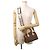 Borsa Louis Vuitton Monogram Speedy Bandoulière 20 Marrone - vista 5