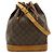 Borsa a Spalla Louis Vuitton Monogram Noe Marrone - vista 2