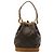 Borsa a Spalla Louis Vuitton Monogram Noe Marrone - vista 2
