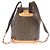 Zaino Louis Vuitton Monogram Montsouris GM in pelle Marrone - vista 3