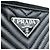 Borsa a tracolla in pelle nera Prada Nero - vista 12