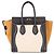 Céline Borsa Tote Celine Luggage Micro Shopper Nero Bianco Beige - vista 2