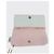 Borsa a tracolla Chanel in vernice rosa e bianca Bianco - vista 7