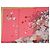Carré Hermès Robe Légère 90 cm Seta Rosa Marrone Bianco Rosso D'oro Grigio - vista 4