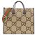 Borsa Gucci in tela GG Marrone Cammello