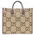 Borsa Gucci in tela GG Marrone Cammello - vista 2