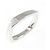 Tiffany & Co Anello Torque Tiffany sottile in oro bianco D'oro
