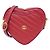 Borsa a tracolla in pelle rossa Gucci Rosso