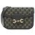 Borsa a Spalla Gucci Horsebit 1955 Nero Crudo