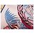 Carré Hermès Mythiques Phoenix 90 cm seta rosa Bianco Rosso Blu Corallo - vista 10