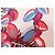 Carré Hermès Mythiques Phoenix 90 cm seta rosa Bianco Rosso Blu Corallo - vista 11