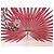 Carré Hermès Mythiques Phoenix 90 cm seta rosa Bianco Rosso Blu Corallo - vista 9