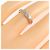 Cartier Gravierter Platinring - Ansicht 3
