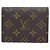 Funda para Pasaporte Monogram Louis Vuitton Castaño