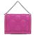 Borsa a tracolla in nylon rosa Gucci - vista 2