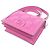 Borsa a tracolla in nylon rosa Gucci - vista 3