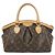 Borsa Louis Vuitton Monogram Tivoli PM Marrone Monogramma - vista 2