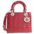 Borsa Christian Dior Lady Medium VRB44551 Rosso