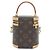 Borsa Louis Vuitton Monogram Nano Cannes Marrone Monogramma - vista 2