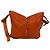 Piccola borsa a tracolla Hammock Loewe in pelle di vitello arancione - vista 3