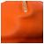 Piccola borsa a tracolla Hammock Loewe in pelle di vitello arancione - vista 6