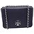 Borsa a tracolla Tory Burch Mercer in pelle blu navy