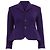 Blazer peplum Ralph Lauren Collection en cashmere violeta Púrpura