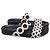 Sandali slide traforati Sophia Webster in pelle bianco e nero