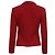 Theory Single-Breasted Blazer with Pockets in Red Wool - view 4