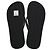 Off White Chinelos Off-White Logo Typographic em borracha preta Preto - vista 6