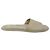 The Row Canal Slipper aus Elfenbein-Samt Weiß Roh