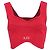 Maje Top corto de punto corset Aje Parfum en viscosa roja